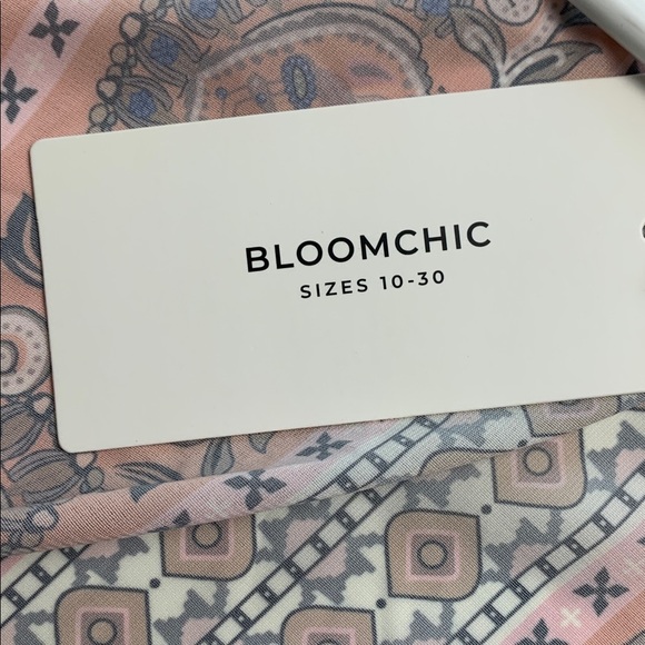 Bloomchic NWT Duster / Beach Cover Up, Coral - Picture 7 of 12